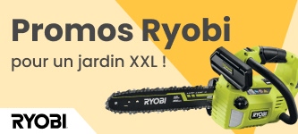 Promo Ryobi pour des jardin XXL ! Promo Ryobi pour des jardin XXL !