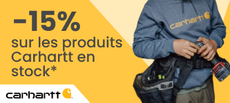 -15% sur les produits Carhartt en stock* -15% sur les produits Carhartt en stock*