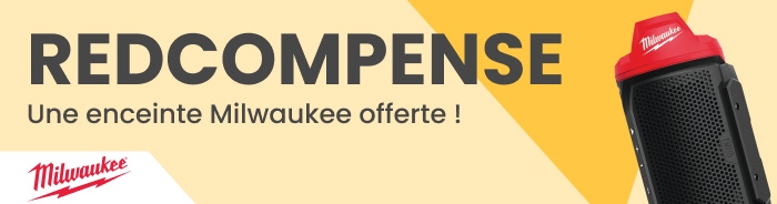 REDCOMPENSE une enceinte Milwaukee offerte