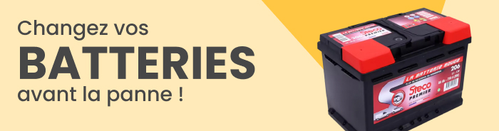 Changez vos batteries avant la panne !
