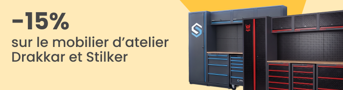 -15% sur les meubles d'atelier !