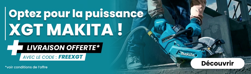 Livraison OFFERTE chez MAKITA avec le code FREEXGT