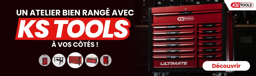 Un atelier bien rangé avec KS TOOLS
