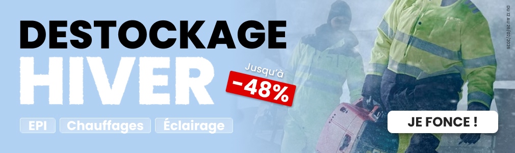 Destockage Hiver : jusqu'à -48% ! Destockage Hiver : jusqu'à -48% !