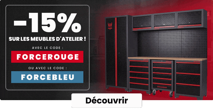 -15% sur les meubles d'atelier ! -15% sur les meubles d'atelier !