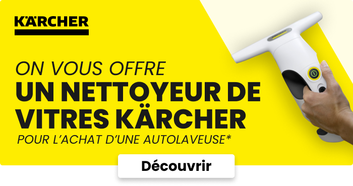 Un nettoyeur de vitres K&auml;rcher OFFERT !
