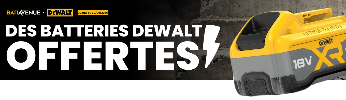 Batteries Dewalt offertes !