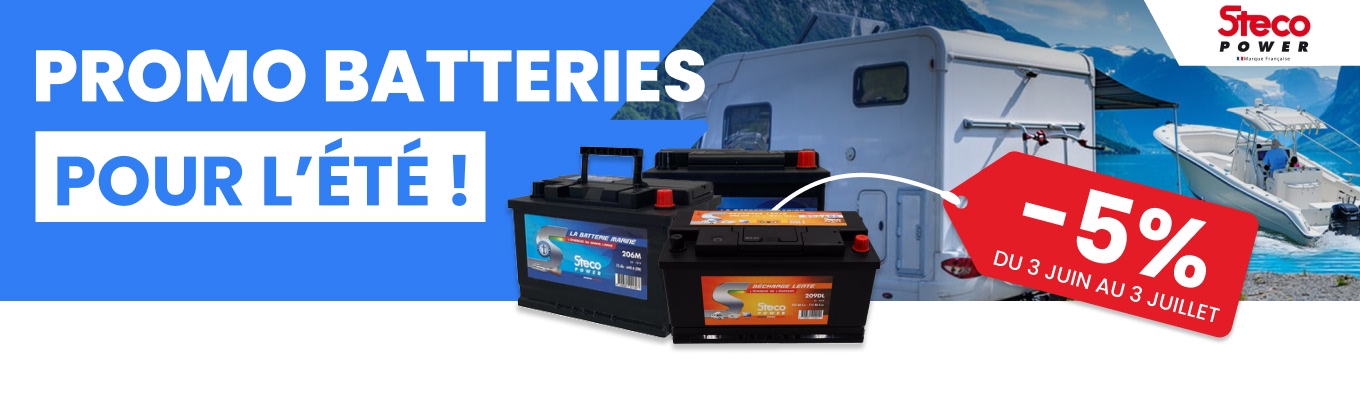 Promo batteries Steco Power Promo batteries Steco Power