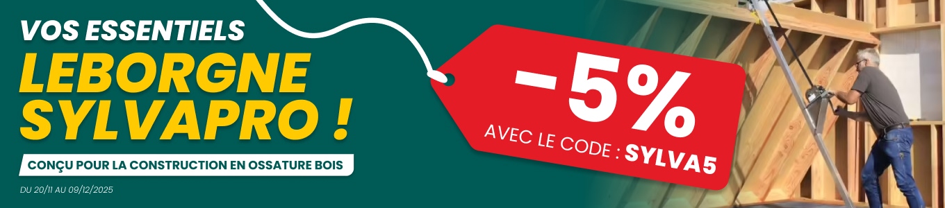 -5% avec le code SYLVA5 sur tout les produits Sylvapro de Leborgne !
