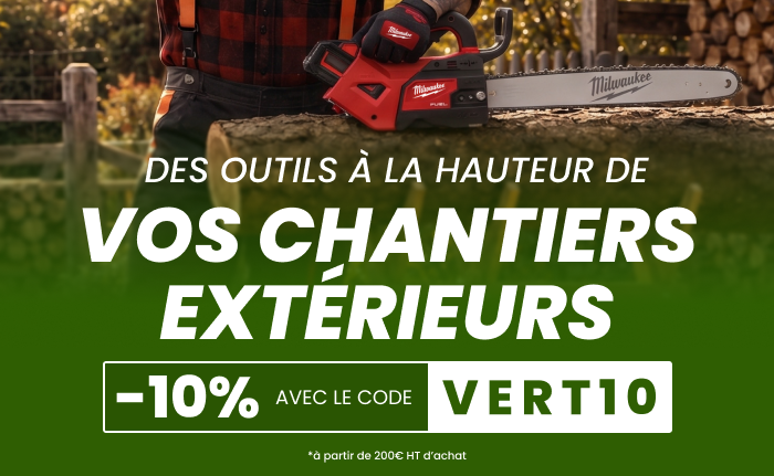 -10% sur tout l'espace vert avec le code VERT10 -10% sur tout l'espace vert avec le code VERT10