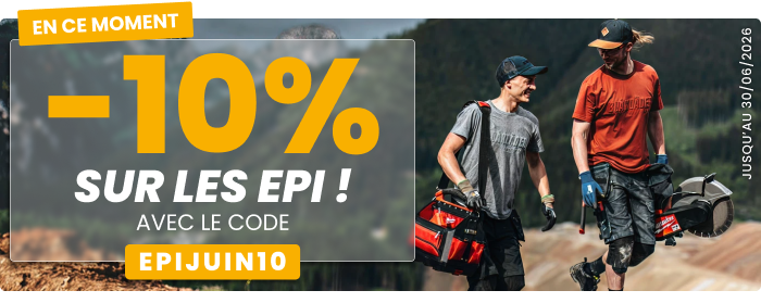 -10% sur les EPI avec le code EPIJUIN10