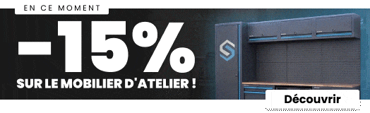 -15% Sur les cuisines d'atelier DRAKKAR et STILKER -15% Sur les cuisines d'atelier DRAKKAR et STILKER