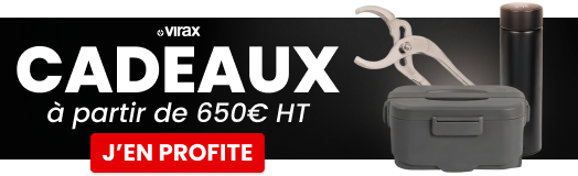 Des cadeaux Virax à partir de 650€ HT d'achat