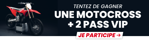 Tentz de gagnez une motocross + 2 pass VIP