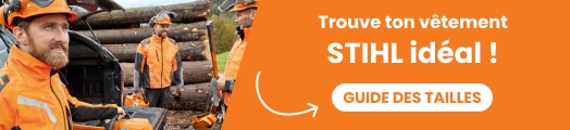 Guide des tailles vêtements STIHL