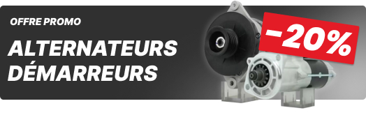 -20% alternateurs démarreurs
