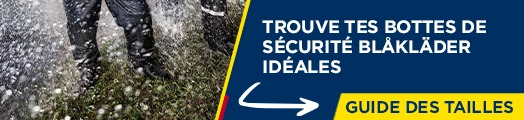 Guide des tailles bottes de securite blaklader