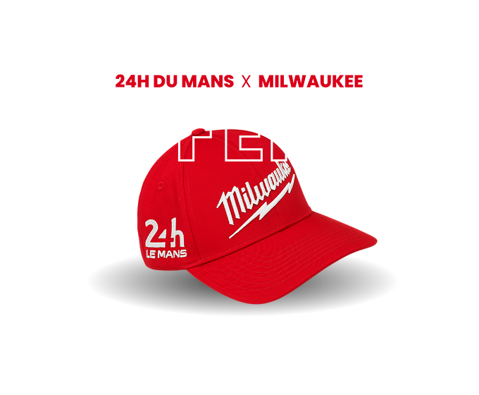 une casquette 24h du mans  x  milwaukee OFFERTE pour l&rsquo;achat  d&rsquo;un pack Milwaukee