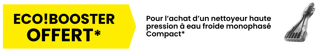 eco!booster OFFERT nettoyeur haute pression eau froide monophas&eacute; Compact