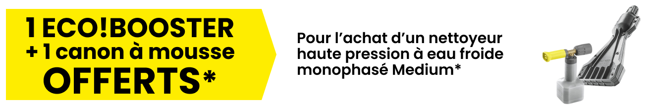 eco!booster OFFERT nettoyeur haute pression eau froide monophas&eacute; Compact
