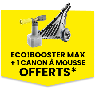 eco!booster max et un canon &agrave; mousse OFFERTS nettoyeur haute pression eau froide triphas&eacute; Super thermique