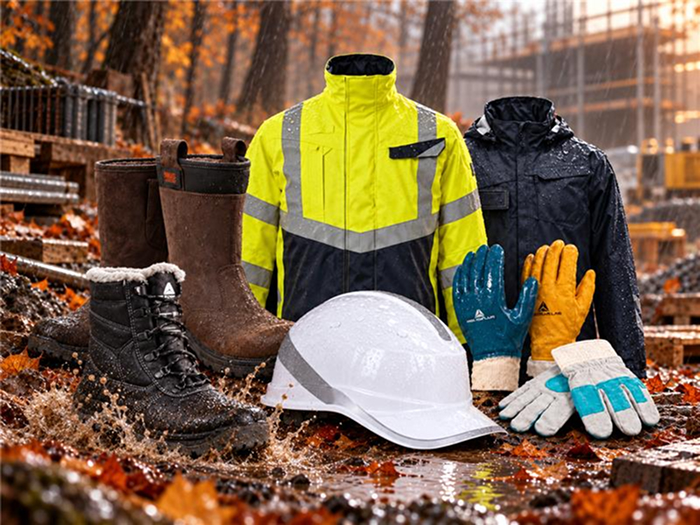 Équipements de protection individuelle : bottes de pluie et vêtements haute visibilité
