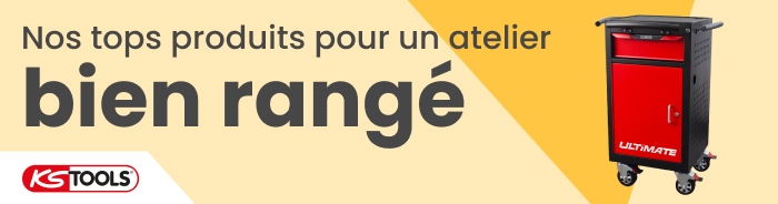 Un atelier bien rangé avec KS TOOLS