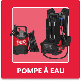 Pompe &agrave; eau Milwaukee