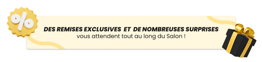 Remises exceptionneles et de Nombreuses surprises !